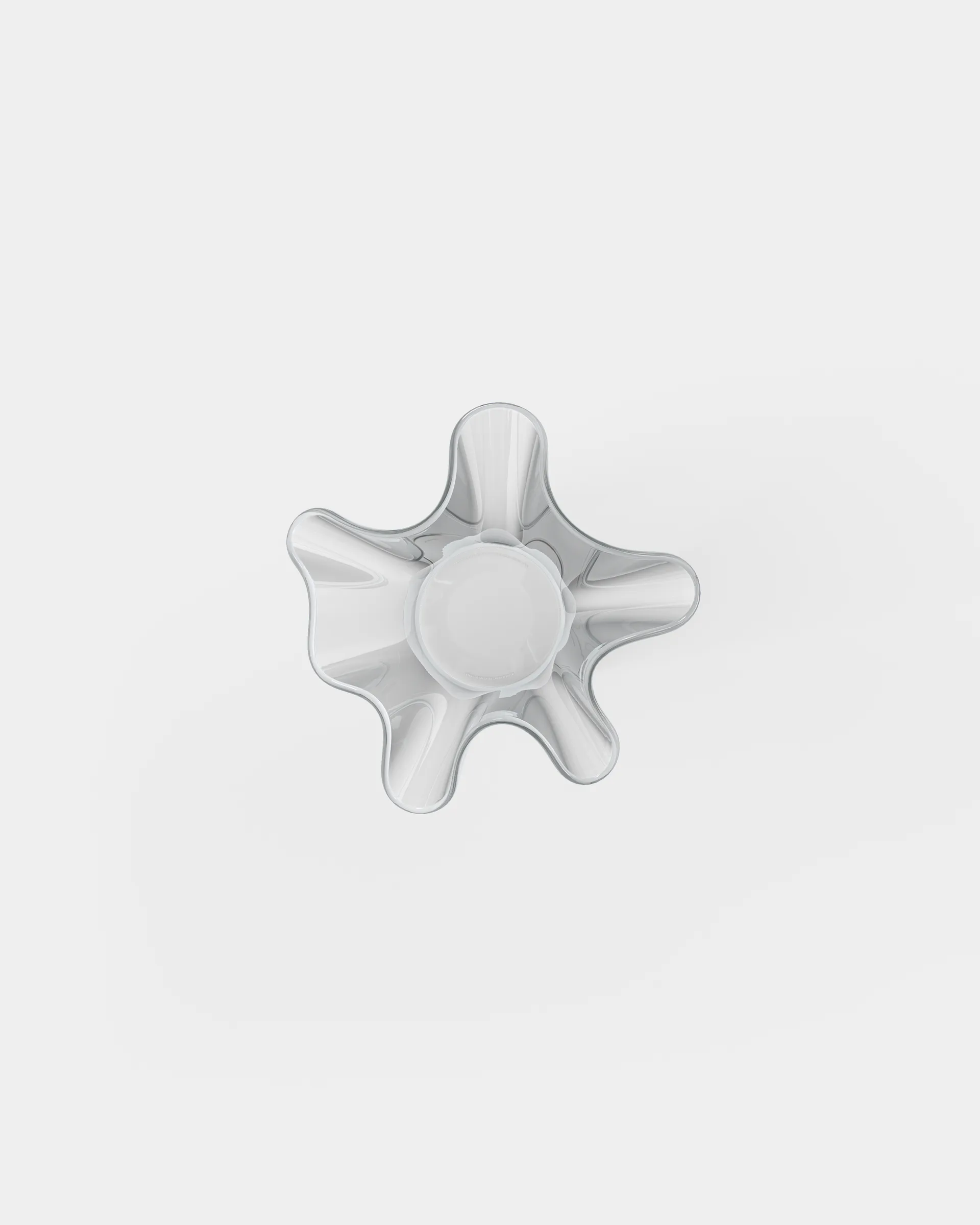 Jarrón Trippy, vidrio transparente Massproductions