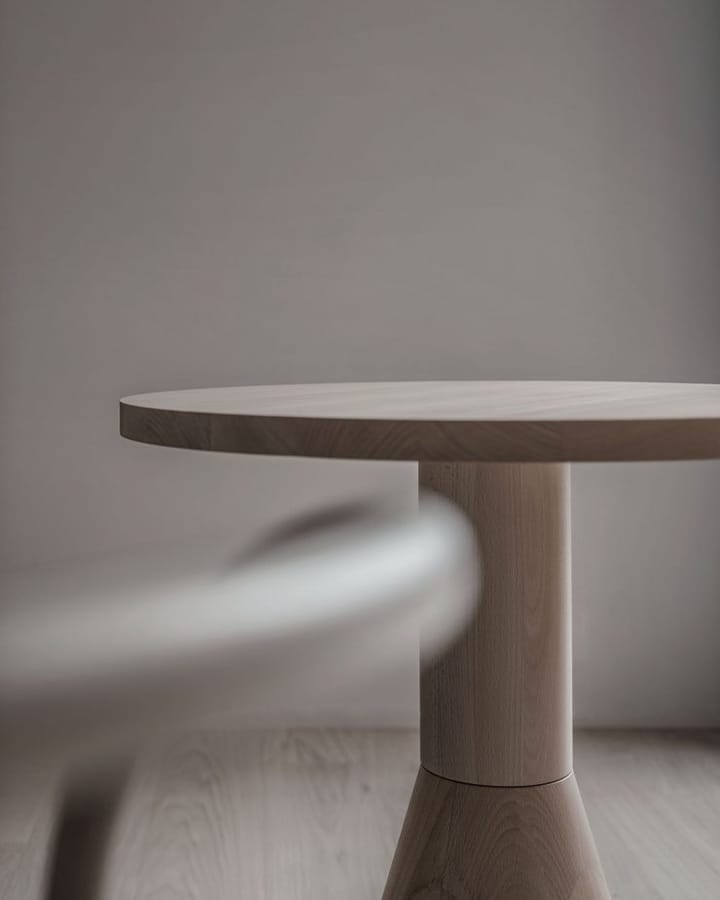 Mesa de comedor Draft Ø88 cm, Haya Massproductions