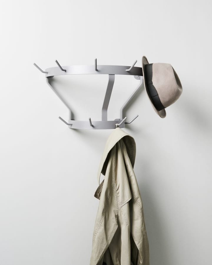 Perchero de pared Marcel, Stone grey Massproductions