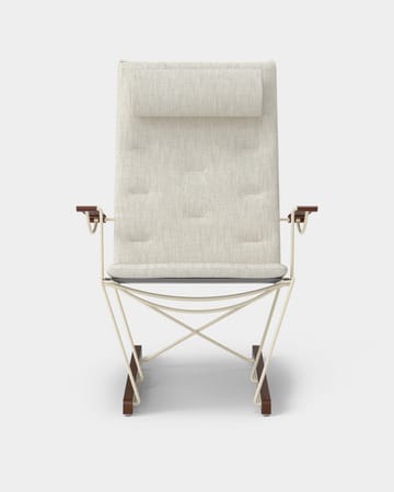 Sillón Spark, marfil-haya teñido de nogal - Romo Ruskin Quill 7757/10 - Massproductions