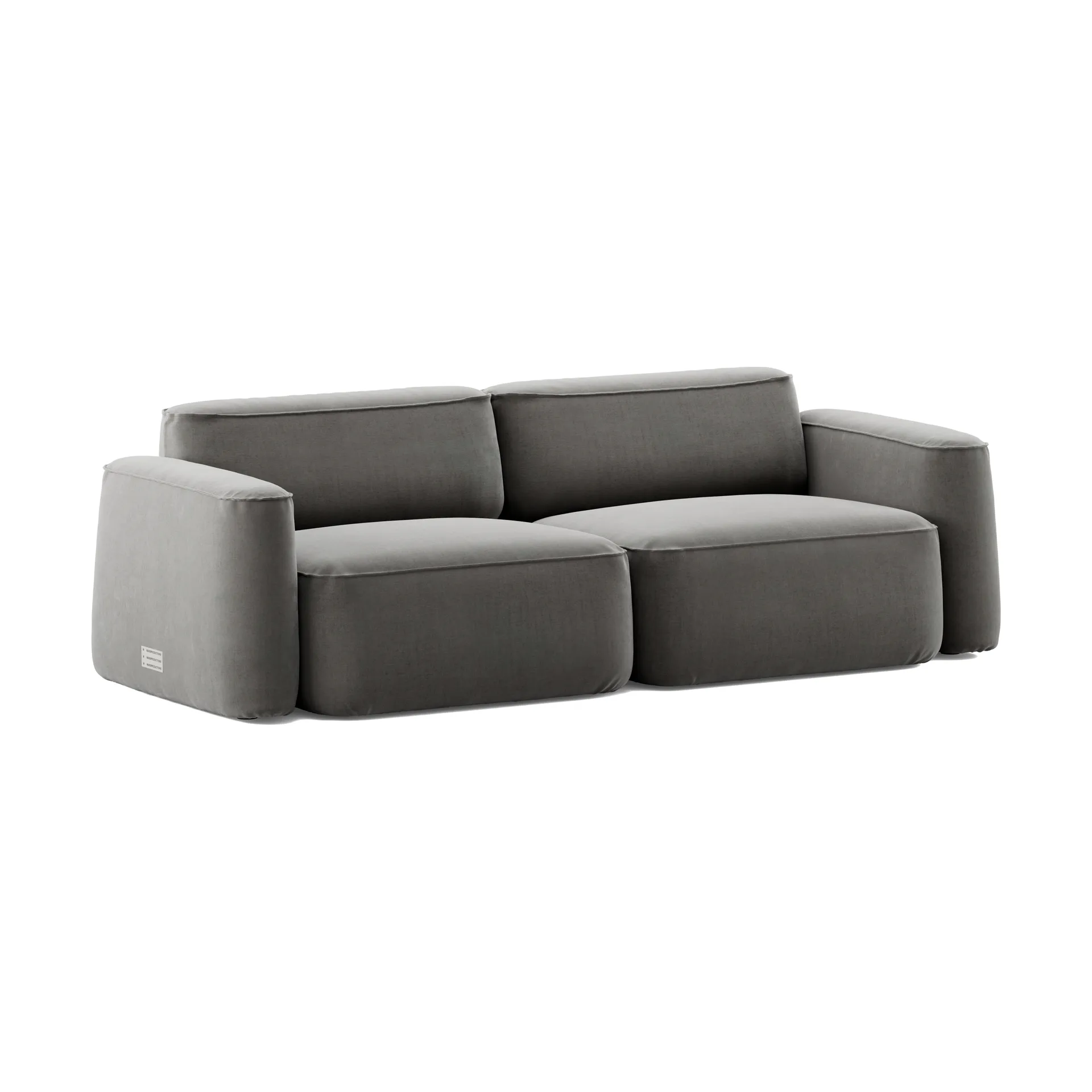 Sofá de 2,5 plazas Patch, Atlantis 18 Mole Massproductions