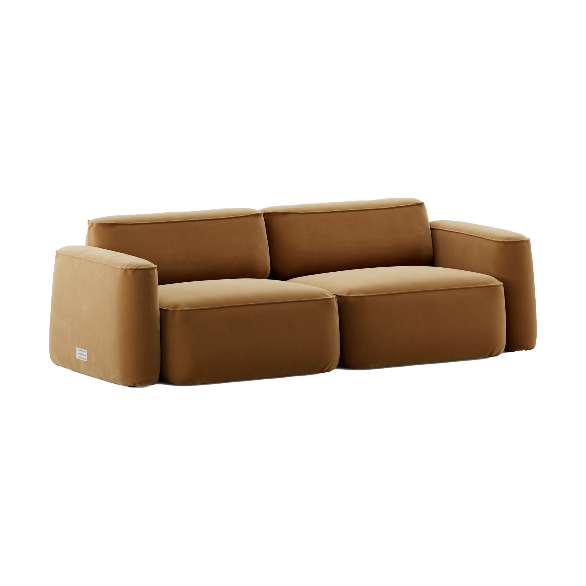 Sofá de 2,5 plazas Patch, Atlantis 91 Cumin Massproductions