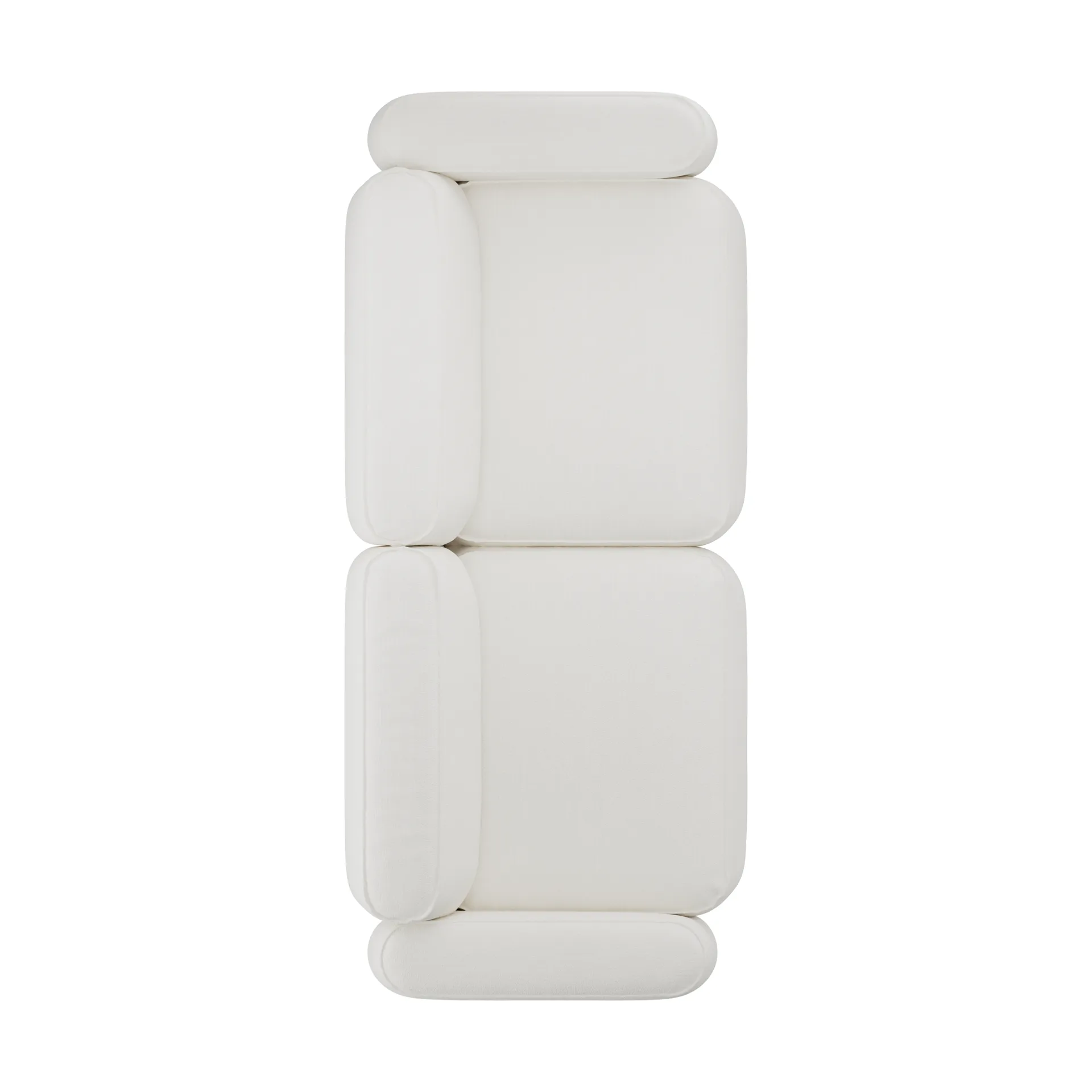 Sofá de 2,5 plazas Patch, Ecriture 100 Massproductions