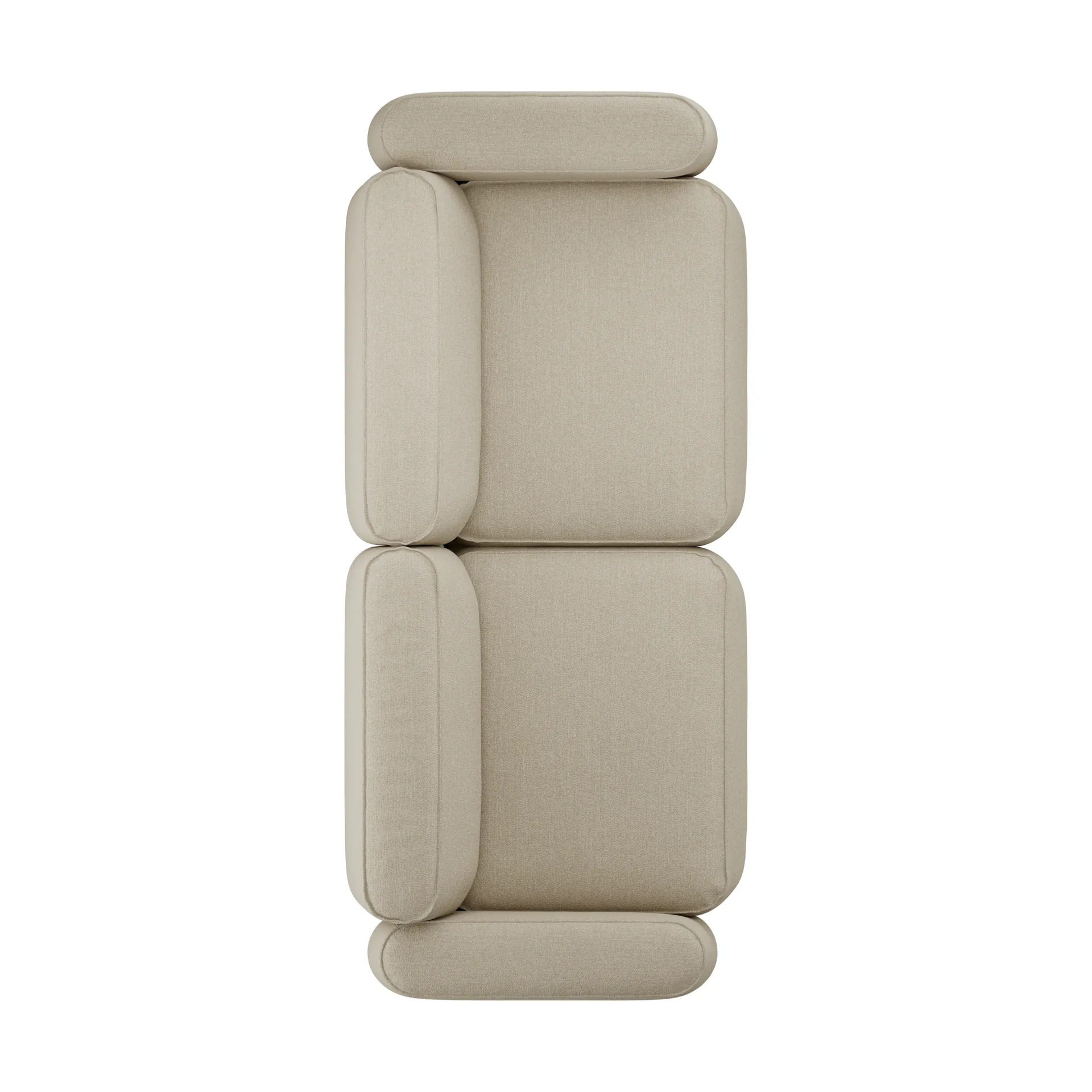 Sofá de 2,5 plazas Patch, Ecriture 240 Massproductions