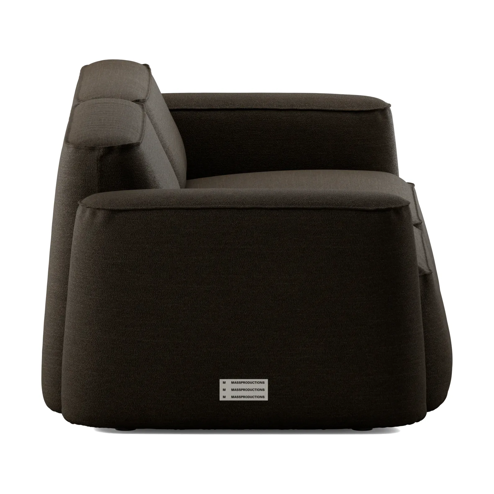 Sofá de 2,5 plazas Patch, Ecriture 380 Massproductions