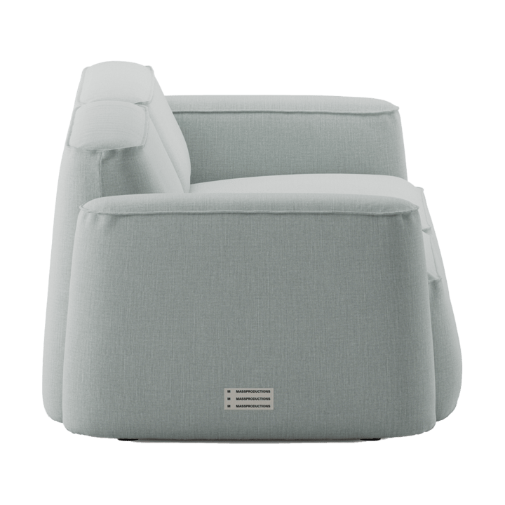 Sofá de 2,5 plazas Patch, Linara 253 Swedish Grey Massproductions