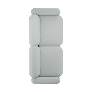 Sofá de 2,5 plazas Patch - Linara 253 Swedish Grey - Massproductions