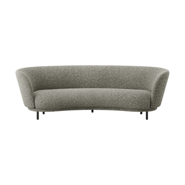 Sofá de 3 plazas Dandy - Black oak - Kirkby Design, Spiral - 23 Monochrome - Massproductions