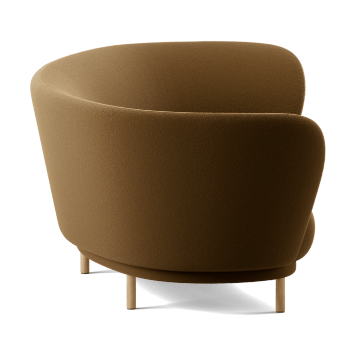 Sofá de 3 plazas Dandy, Black oak - Kirkby Design, Spiral - 23 Monochrome Massproductions