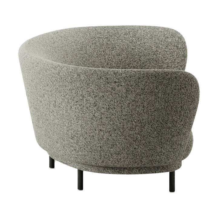 Sofá de 3 plazas Dandy, Black oak - Kirkby Design, Spiral - 23 Monochrome Massproductions
