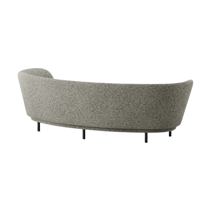 Sofá de 3 plazas Dandy, Black oak - Kirkby Design, Spiral - 23 Monochrome Massproductions