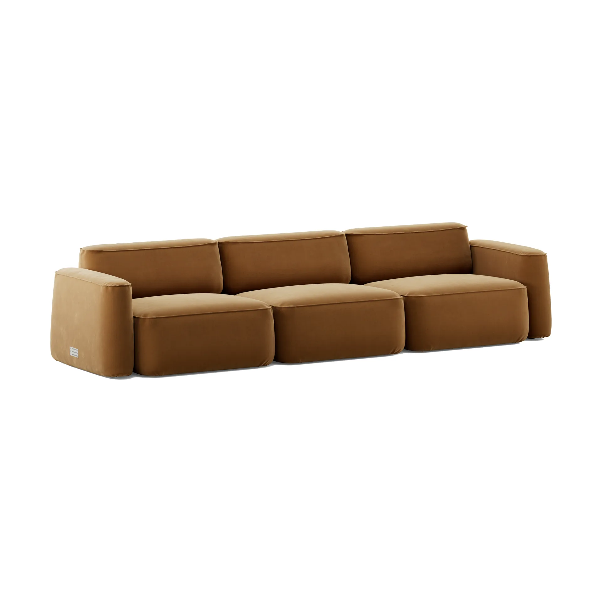 Sofá de 3 plazas Patch, Atlantis 91 Cumin Massproductions