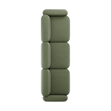Sofá de 3 plazas Patch - Linara 100 Tarragon - Massproductions