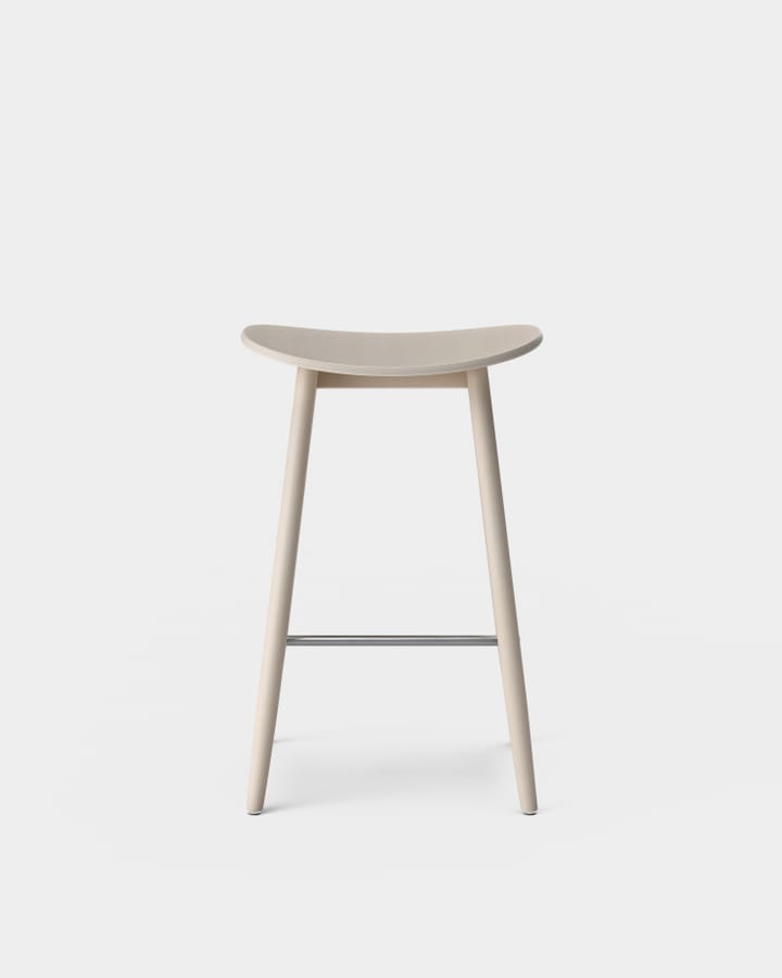 Taburete de bar Icha 65 cm - Roble tratado blanco - Massproductions