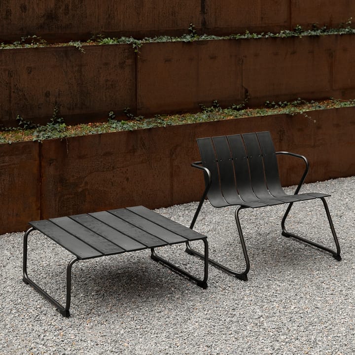 Mesa de centro Ocean lounge table 70x70x30 cm, Black Mater