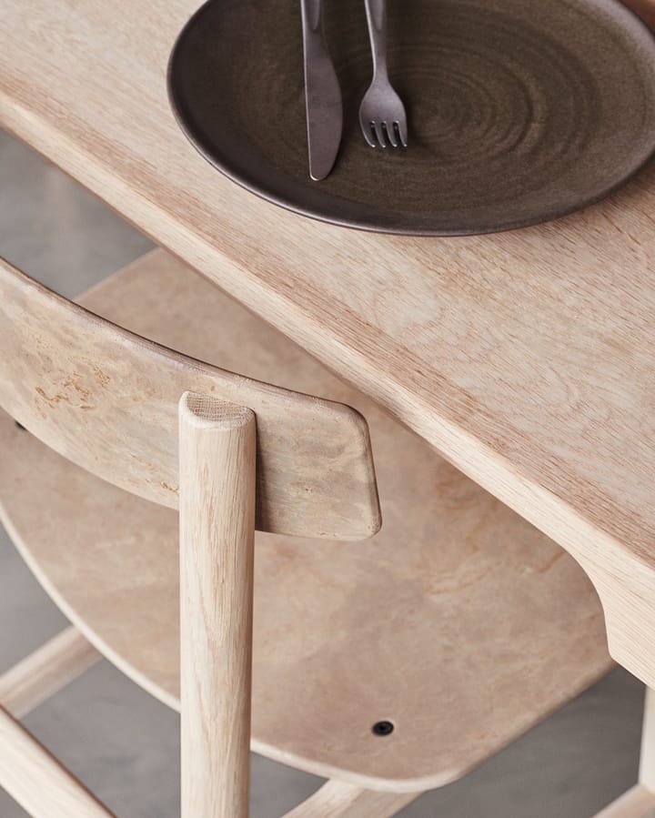 Silla Conscious BM3162, Soaped oak-coffee waste light Mater