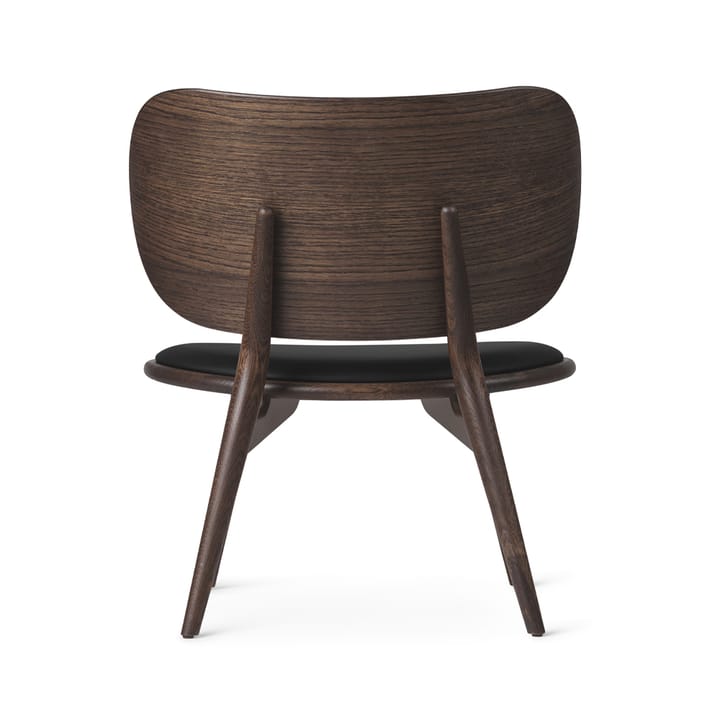 Silla lounge The Lounge Chair, piel black, base sirka grey Mater