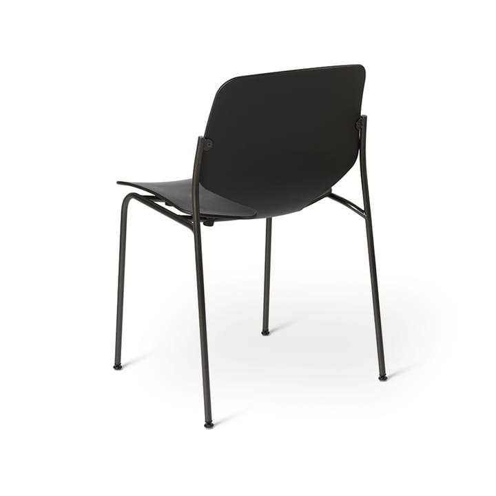 Silla Nova Sea, Black, estructura de acero negro Mater