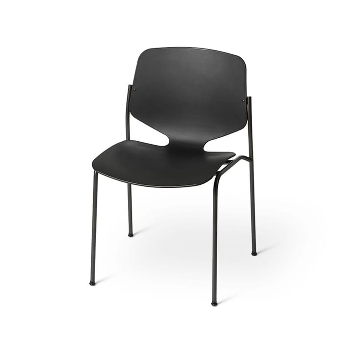 Silla Nova Sea, Black, estructura de acero negro Mater
