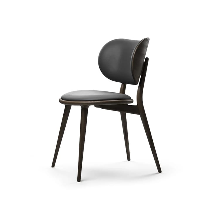 Silla The Dining Chair - piel negra, haya teñida negra - Mater