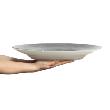 Bandeja para servir Basic Ø41 cm - Gris - Mateus