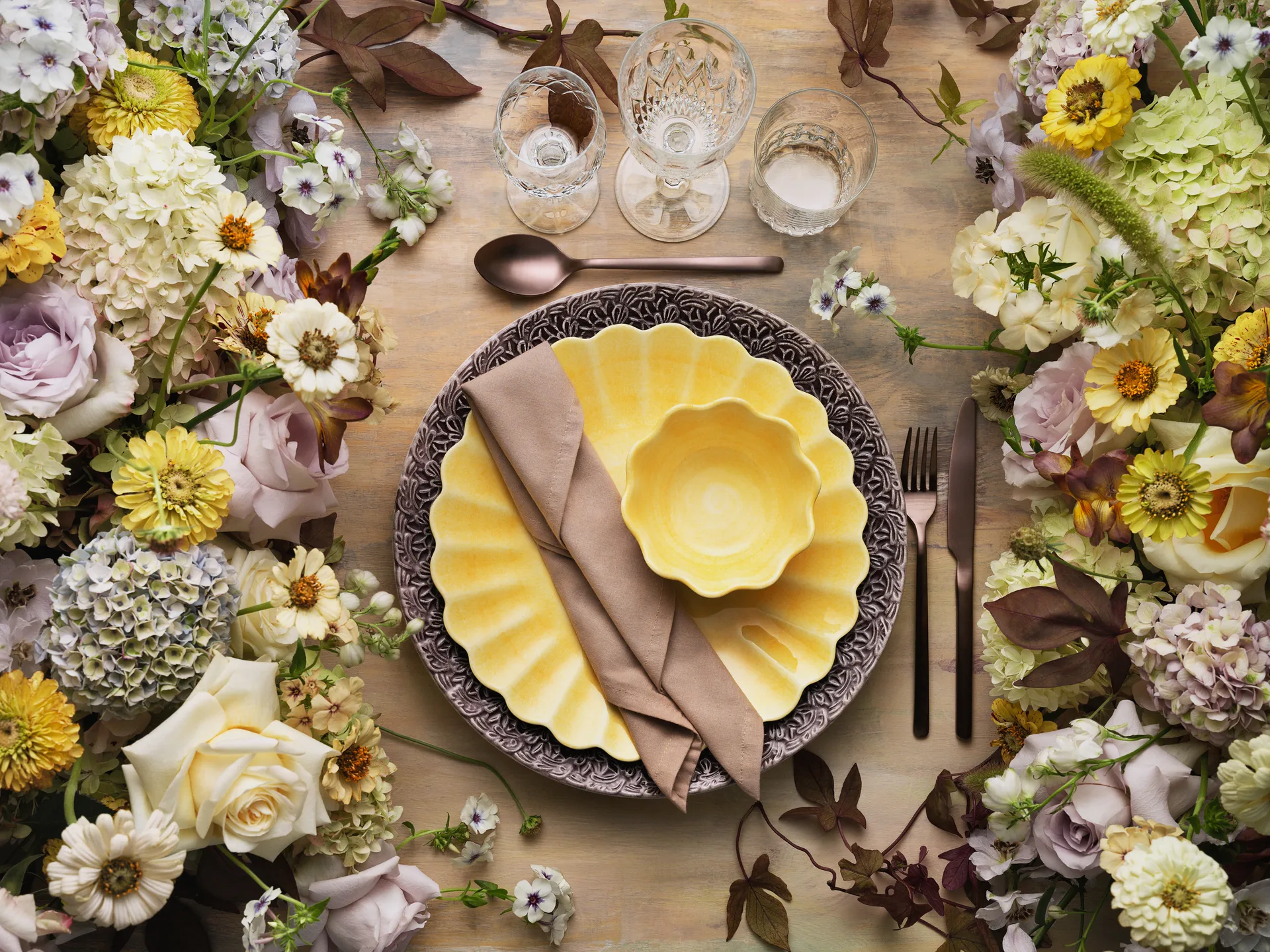 Bol Oyster Ø13 cm, Amarillo Mateus