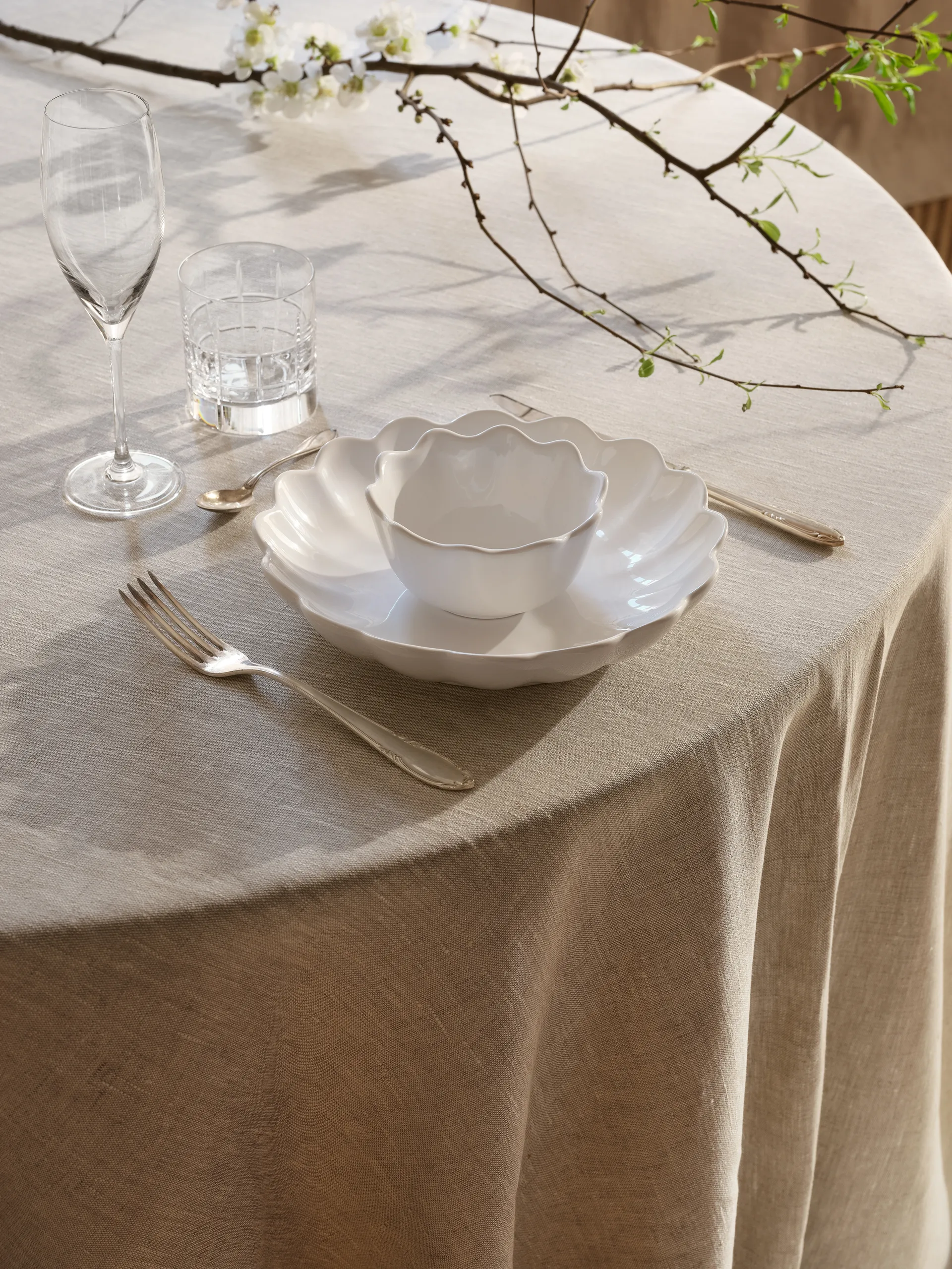 Bol Oyster Ø13 cm, blanco Mateus