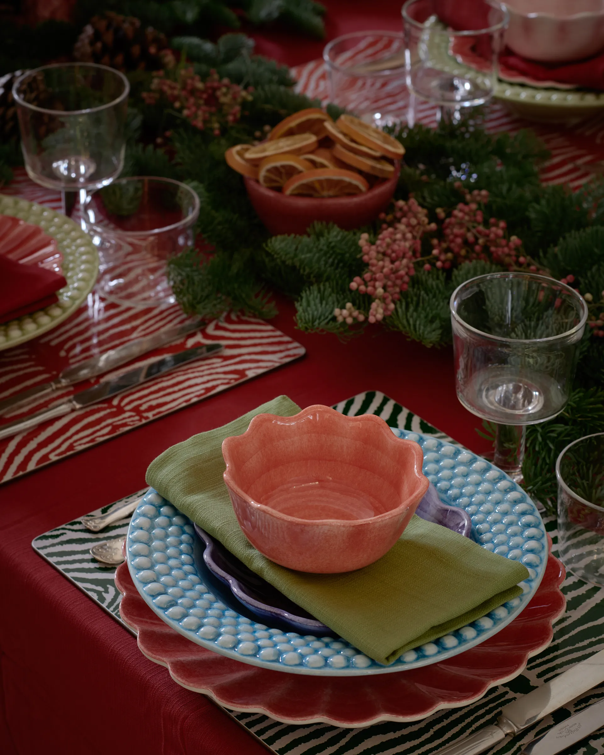 Bol Oyster Ø13 cm, Rojo Mateus