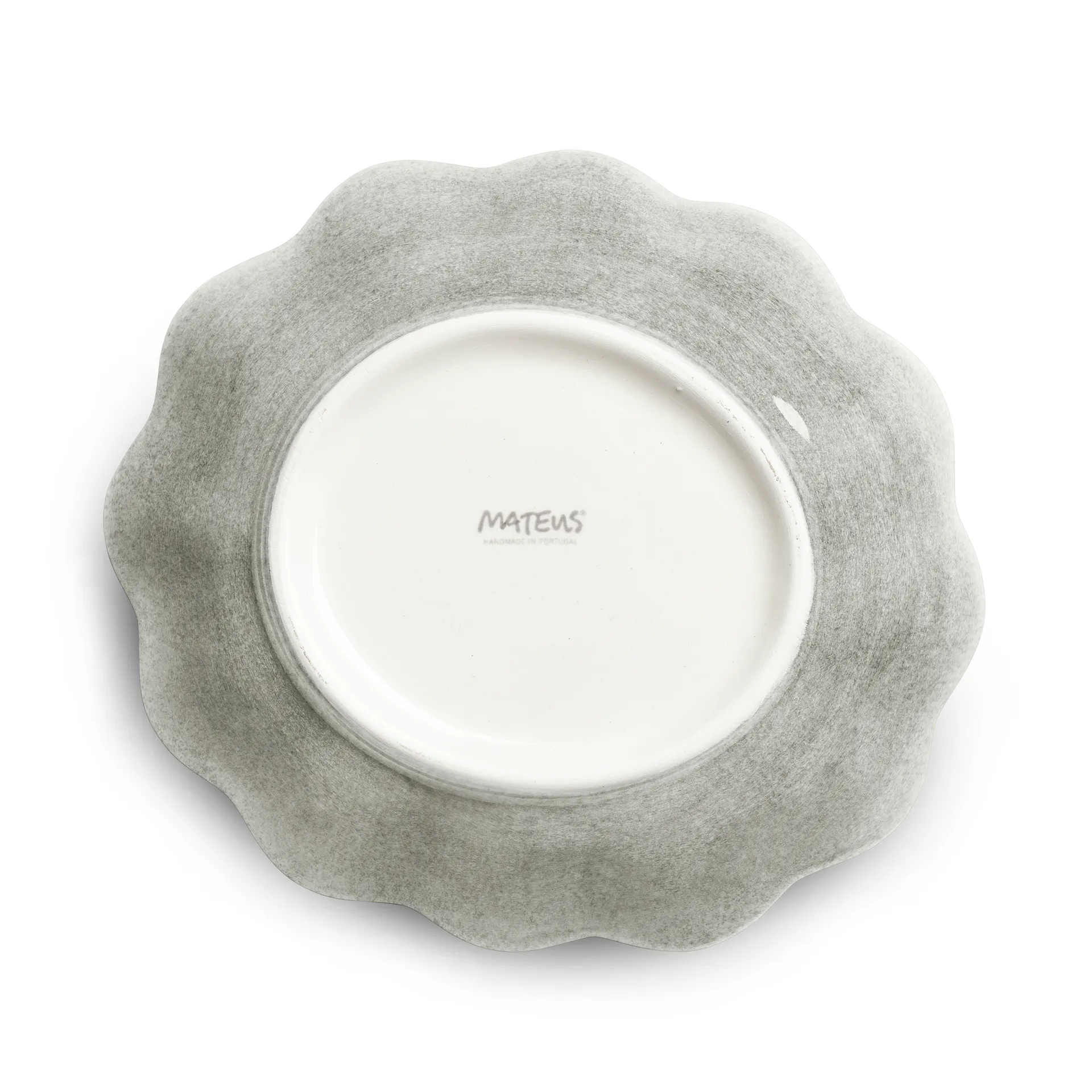 Bol Oyster 16x18 cm, gris Mateus