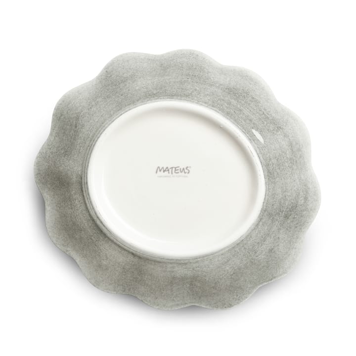 Bol Oyster 16x18 cm, gris Mateus