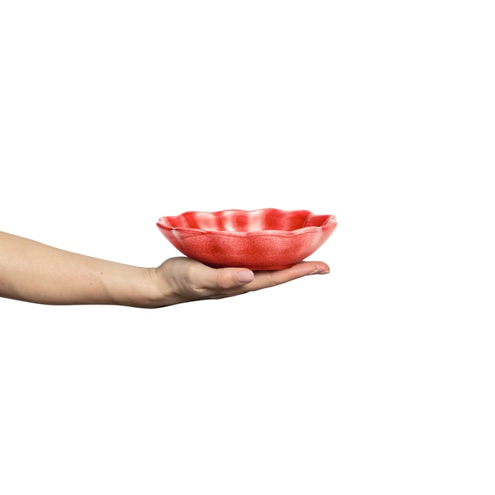 Bol Oyster 16x18 cm, Rojo Mateus