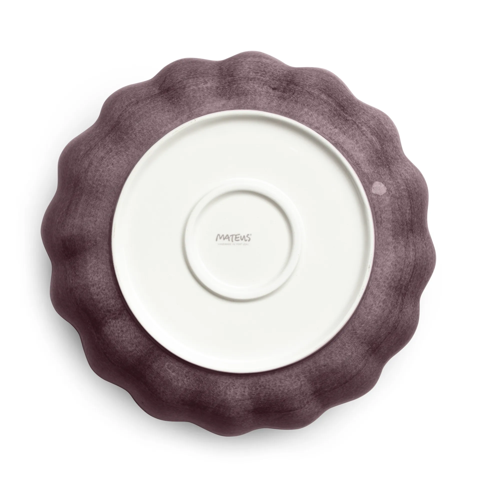 Bol Oyster Ø24 cm, ciruela Mateus
