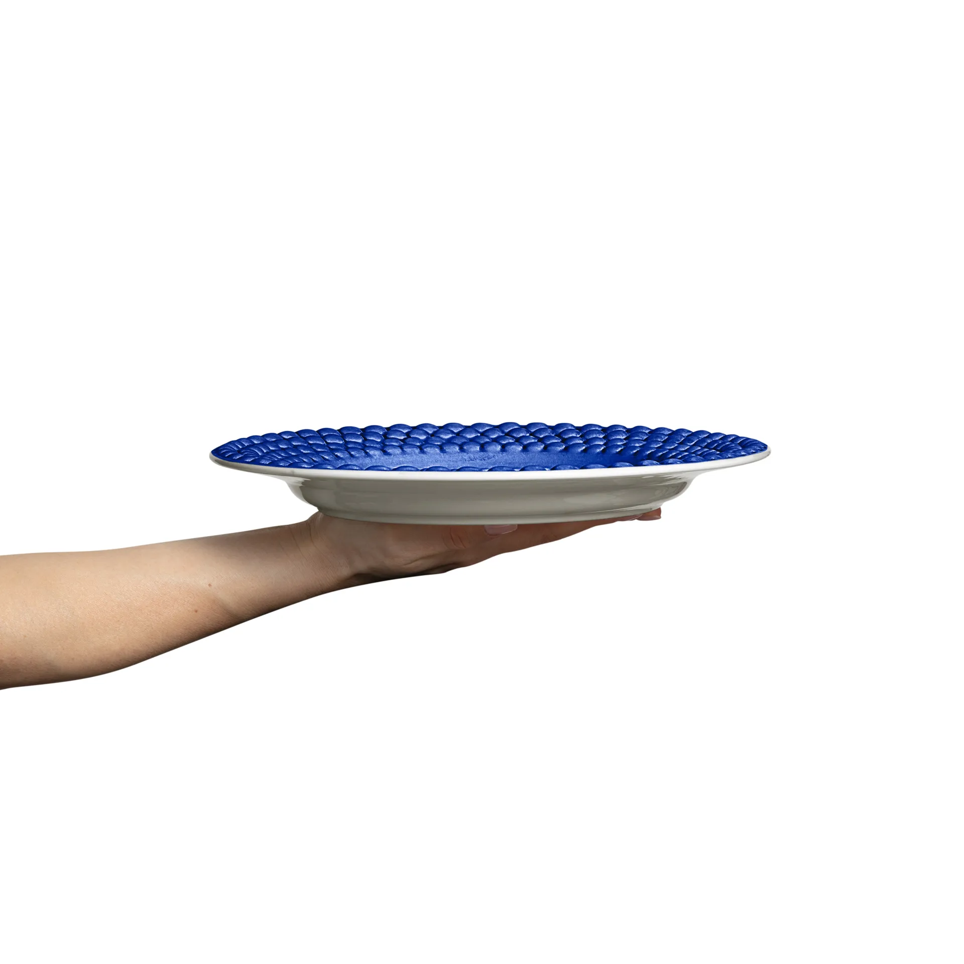 Plato Bubbles 28 cm, azul Mateus