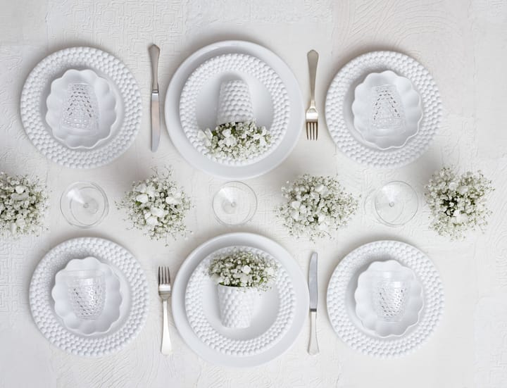 Plato Bubbles 28 cm, blanco Mateus
