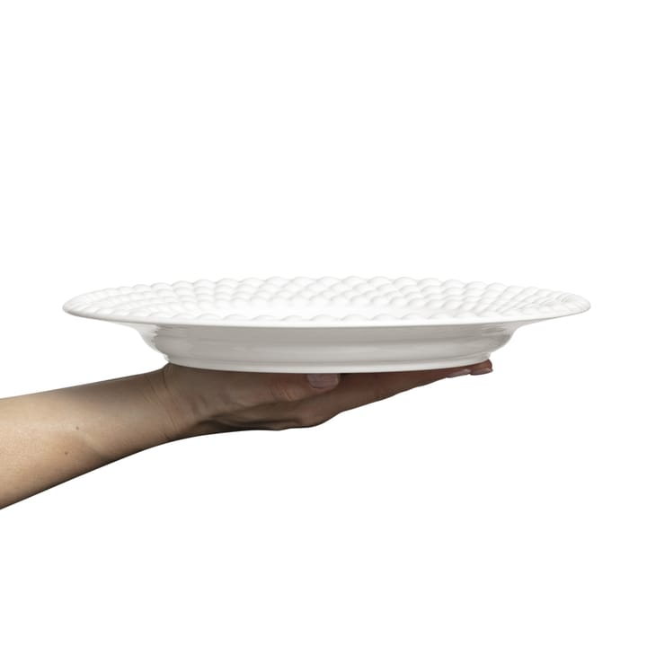 Plato Bubbles 28 cm, blanco Mateus