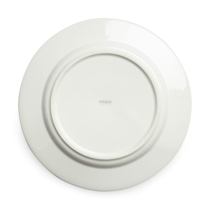 Plato Bubbles 28 cm, blanco Mateus
