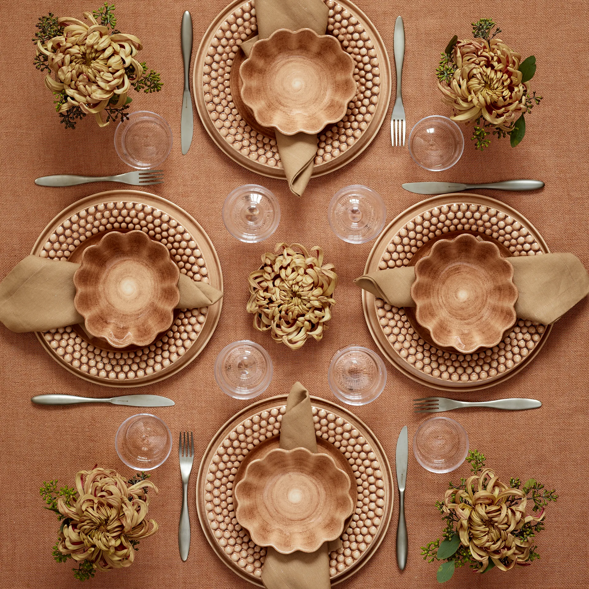 Plato Bubbles 28 cm, Cinnamon Mateus