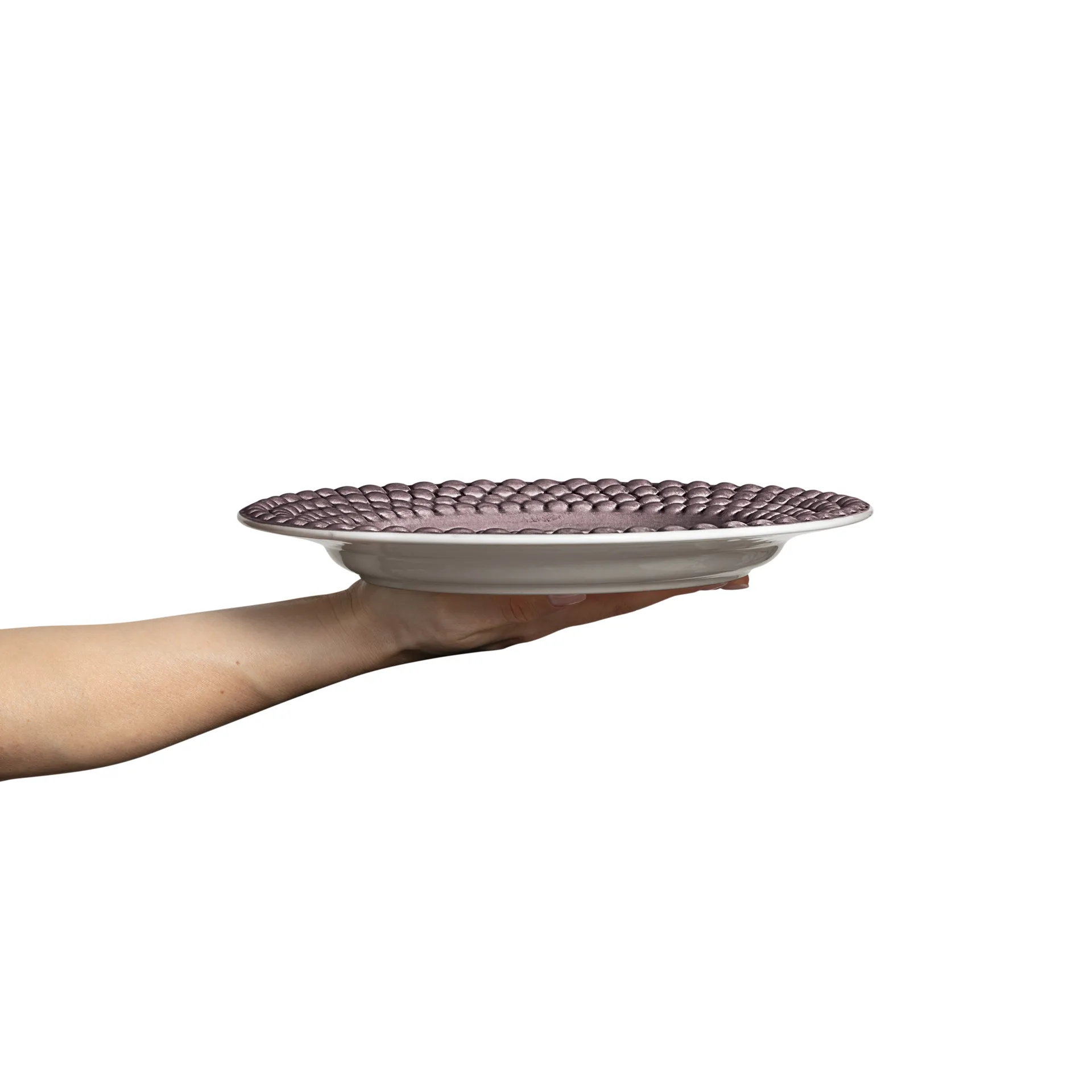 Plato Bubbles 28 cm, ciruela Mateus