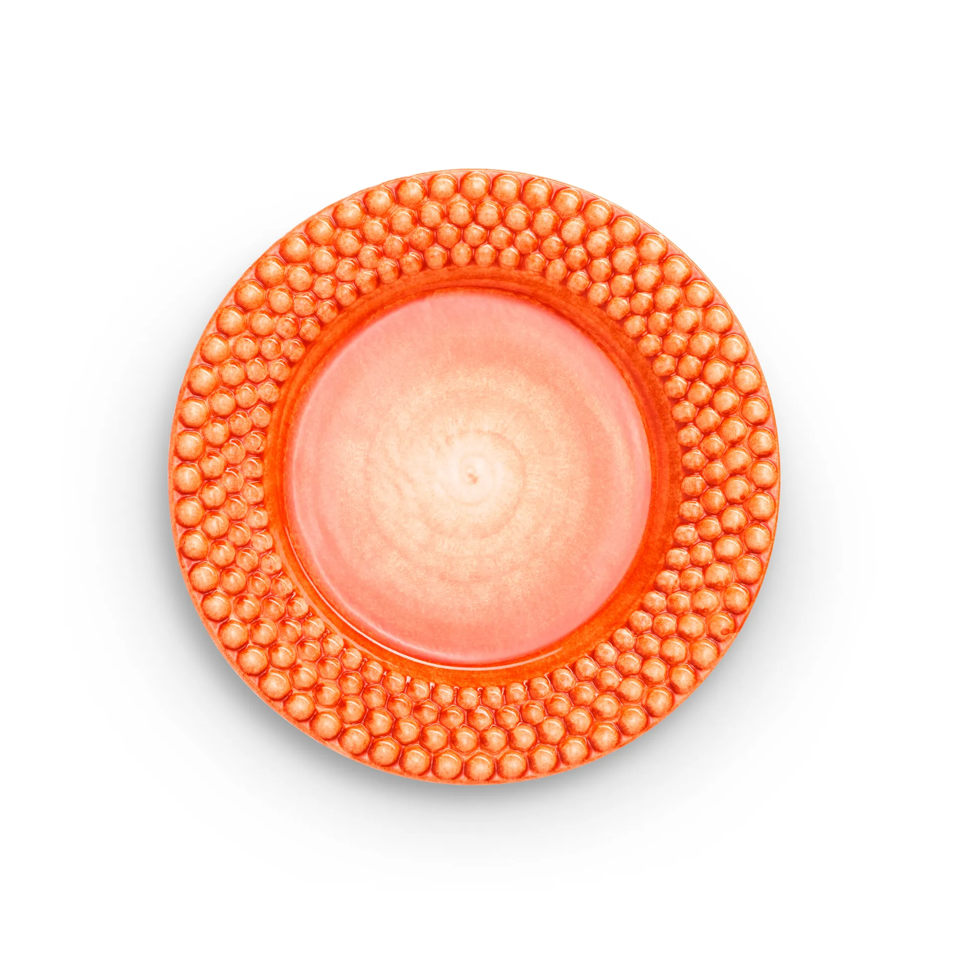 Plato Bubbles 28 cm, naranja Mateus