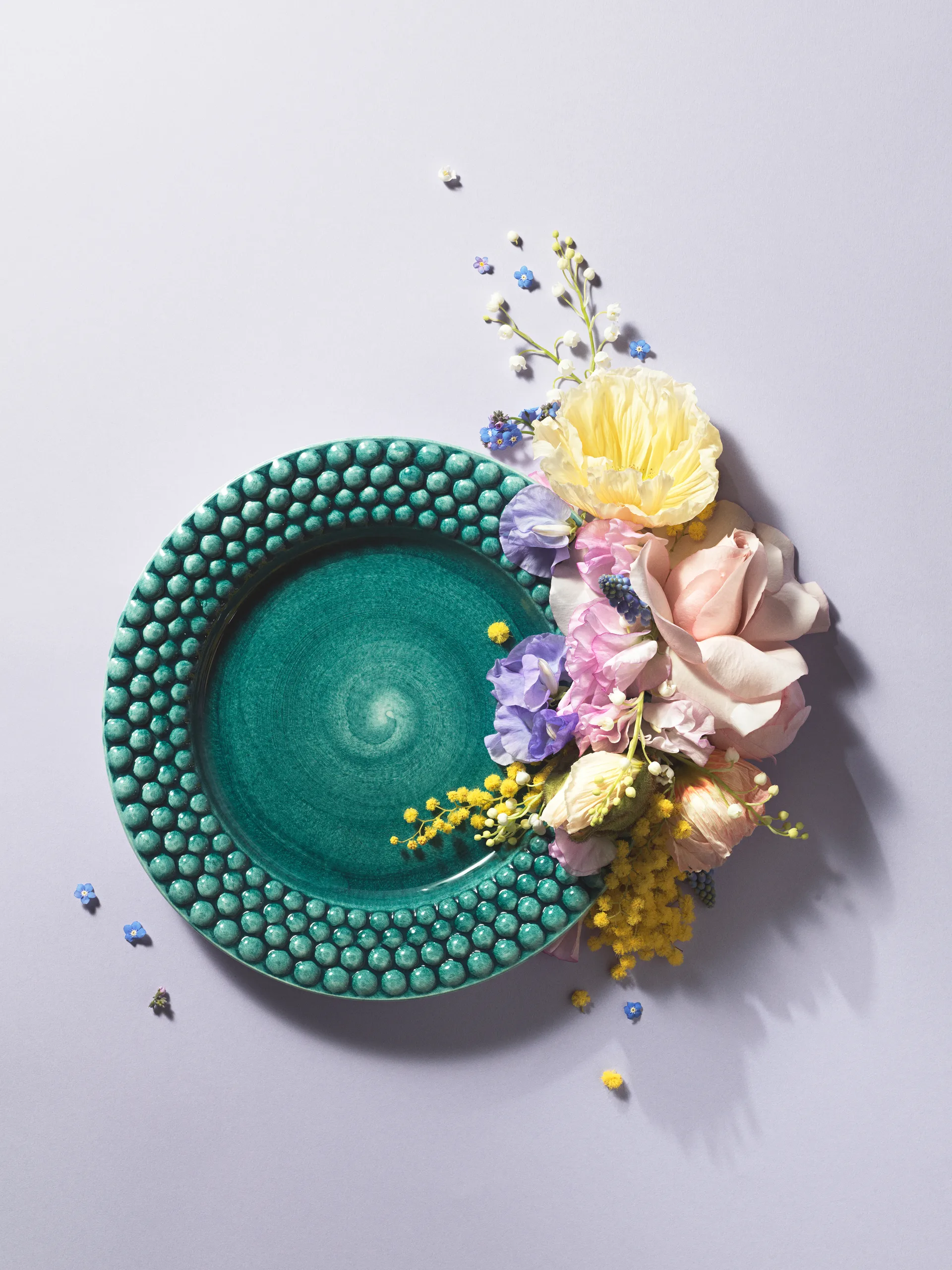 Plato Bubbles 28 cm, oceano Mateus