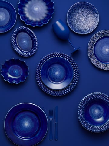 Plato Bubbles ovalado 20 cm - azul - Mateus