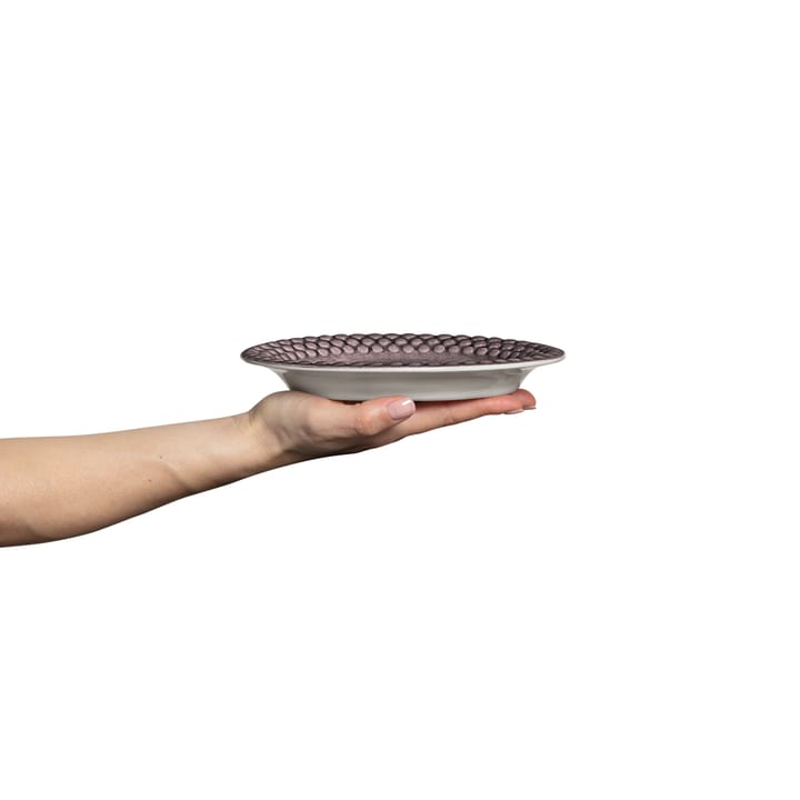 Plato Bubbles ovalado 20 cm, ciruela Mateus