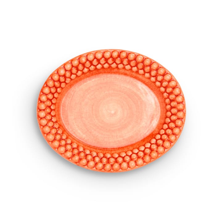 Plato Bubbles ovalado 20 cm - naranja - Mateus