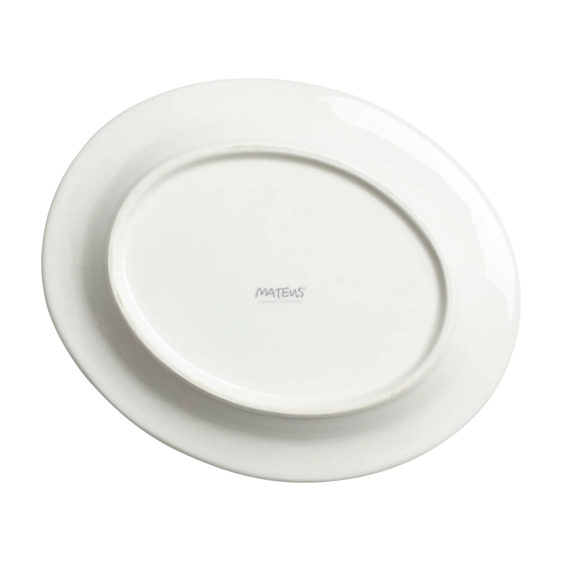 Plato Bubbles ovalado 20 cm, oceano Mateus