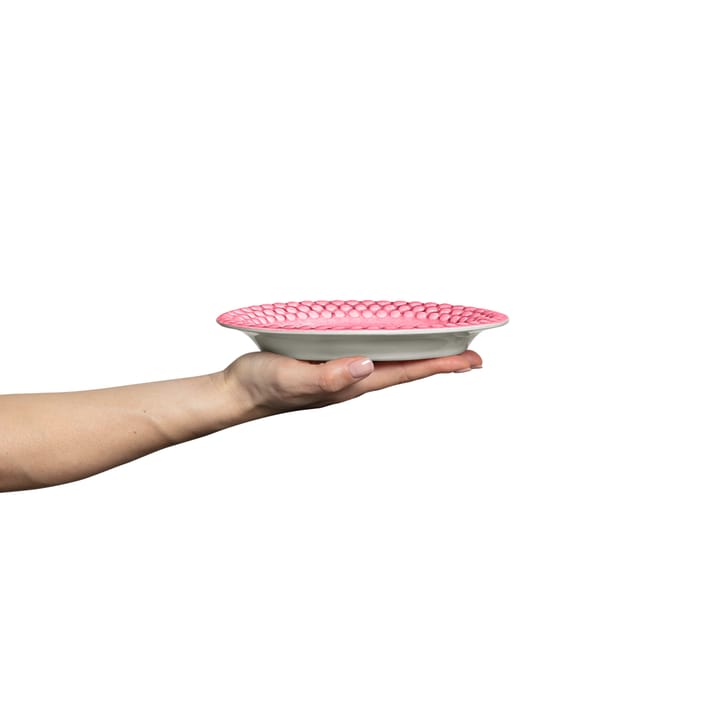 Plato Bubbles ovalado 20 cm, Rosa Mateus