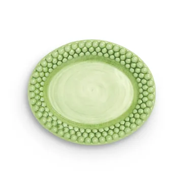 Plato Bubbles ovalado 20 cm - verde - Mateus