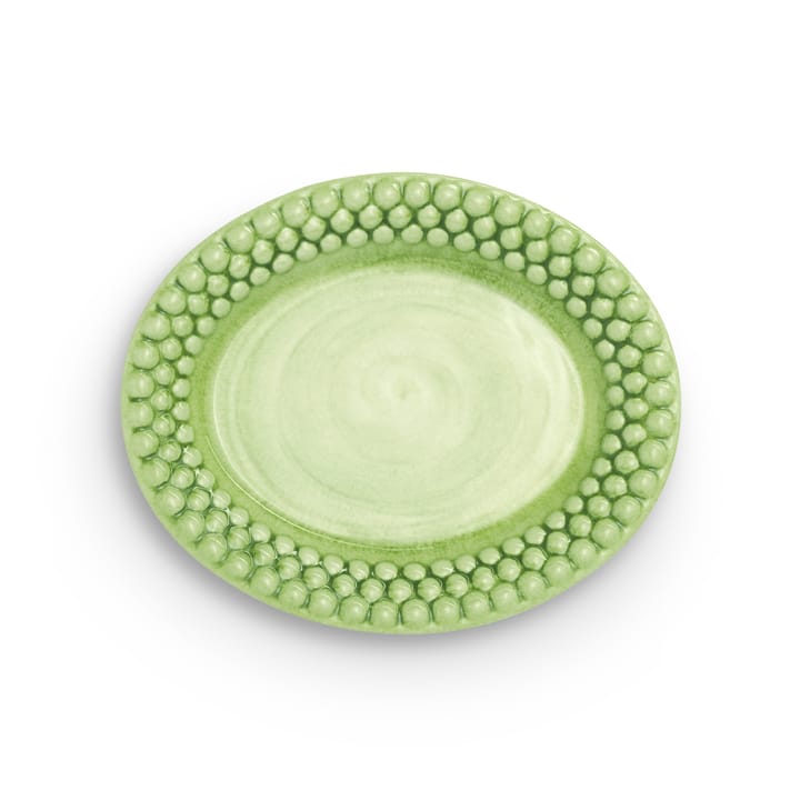Plato Bubbles ovalado 20 cm - verde - Mateus