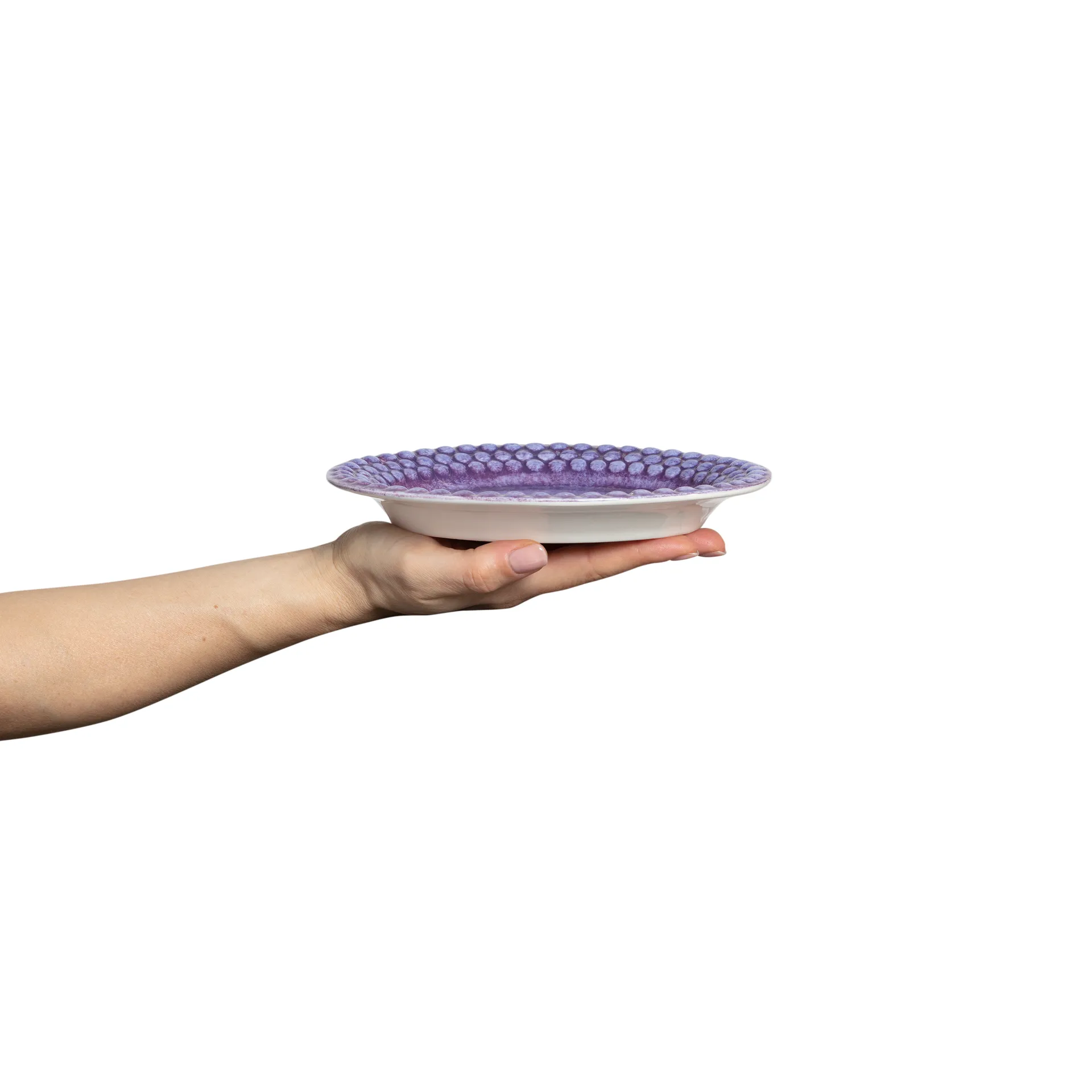 Plato Bubbles ovalado 20 cm, Violeta Mateus