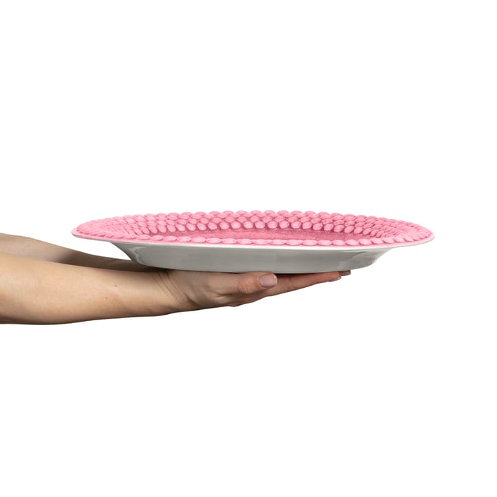 Plato Bubbles ovalado 35 cm, Rosa Mateus