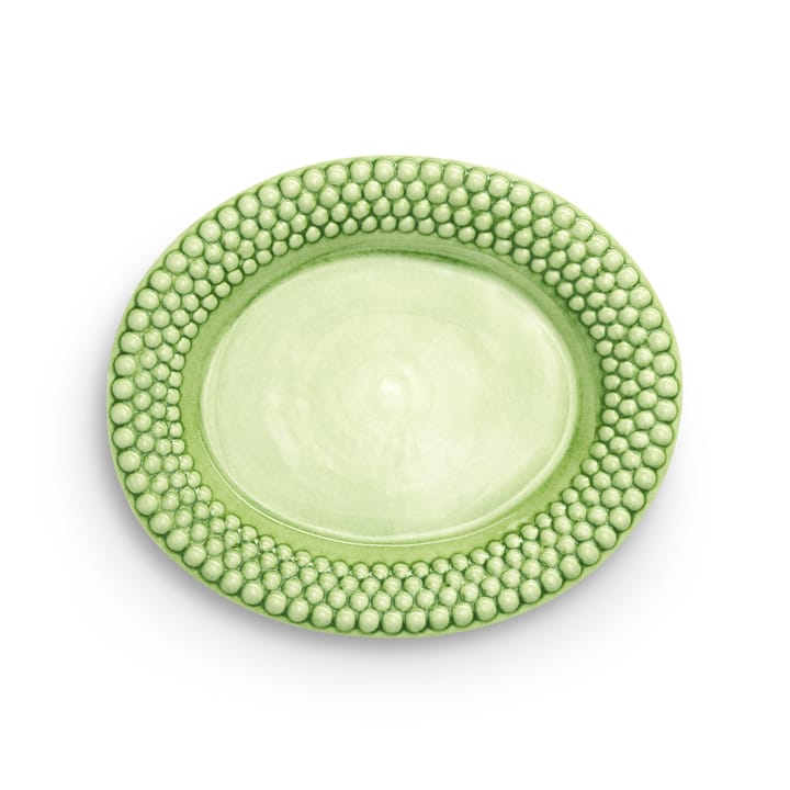 Plato Bubbles ovalado 35 cm - verde - Mateus